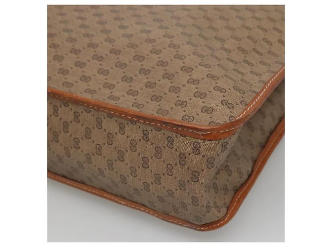 Borsa tote in PVC beige Micro GG Supreme di GUCCI Auth mr1148 - vista 8