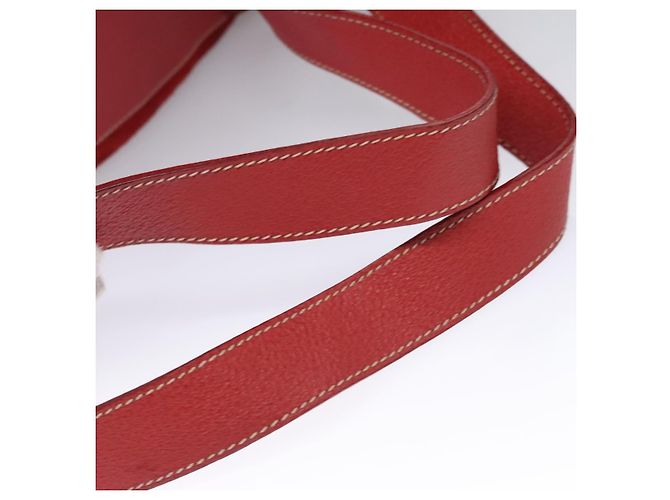 Bamboo Zaino Gucci in pelle scamosciata rossa e oro 003 2058 0016 Auth nb202 Rosso D'oro - vista 9