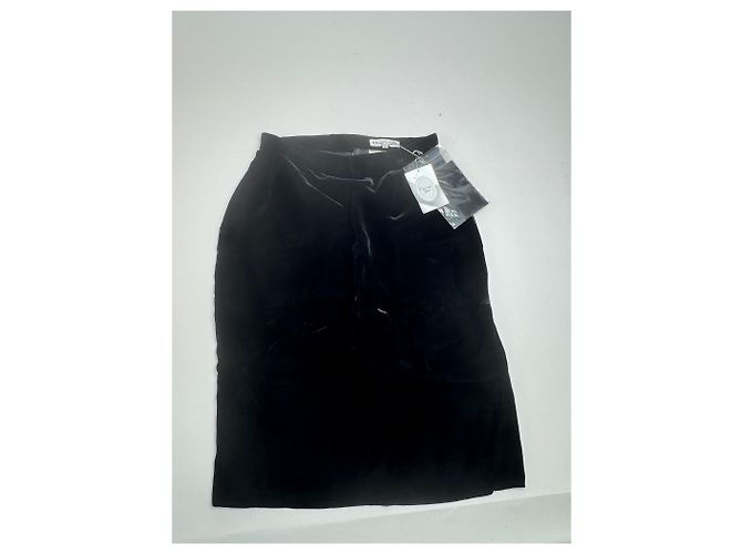 Gonna in velluto vintage Dior nera M Nero - vista 15