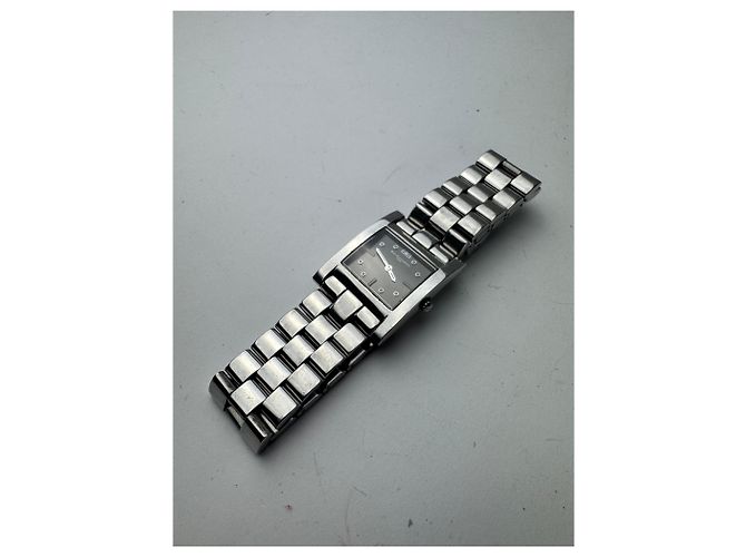 Orologio in acciaio vintage Balenciaga argento - vista 8