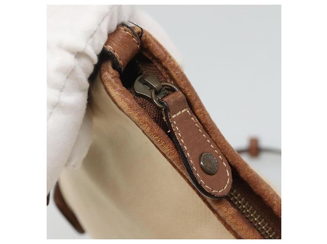 Borsa a spalla Burberry Blue Label in tela beige Auth ti2894 - vista 10