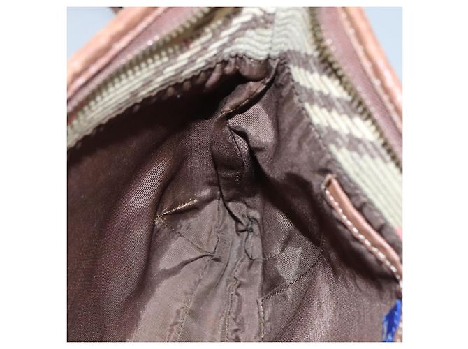 Borsa a spalla Burberry Blue Label in tela beige Auth ti2894 - vista 19