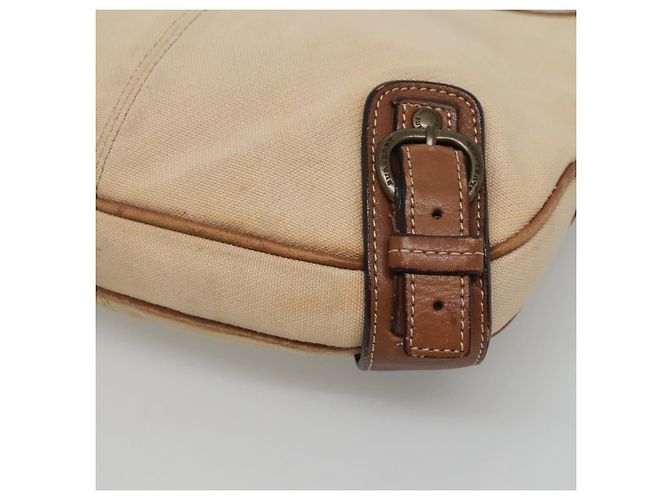 Borsa a spalla Burberry Blue Label in tela beige Auth ti2894 - vista 9