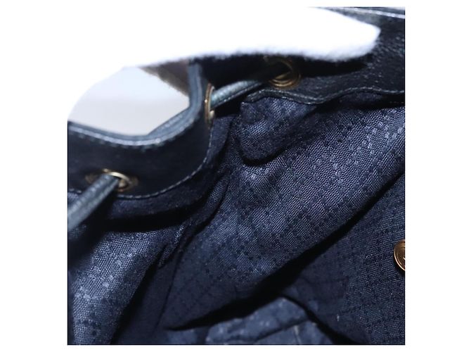 Bamboo Mochila GUCCI em couro camurça preto e dourado 003 58 0016 Auth nb007 - vista 29