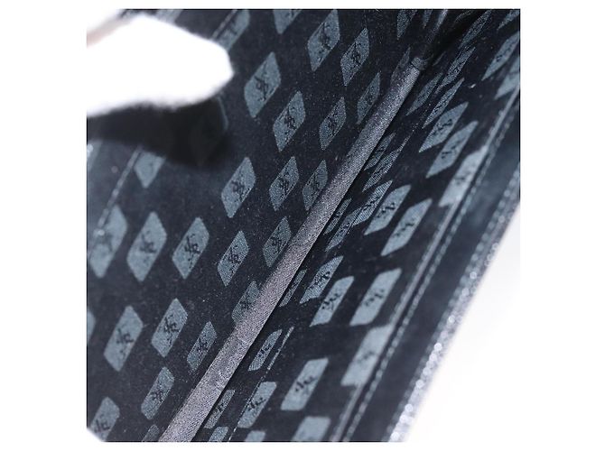 Borsa a spalla in pelle nera SAINT LAURENT Auth sw105 Nero - vista 21