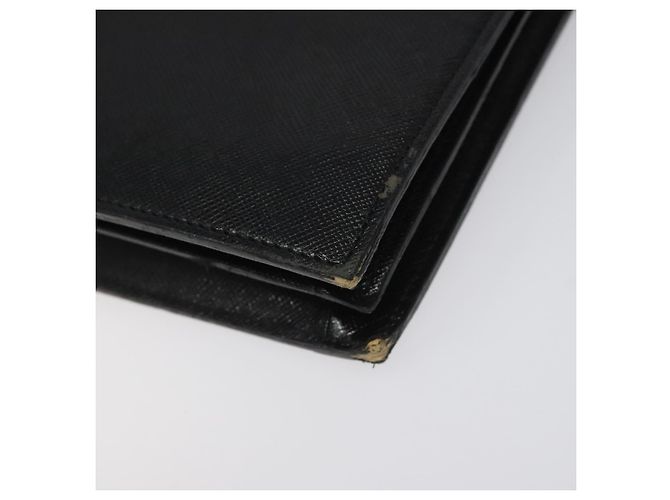 Borsa a spalla in pelle nera SAINT LAURENT Auth sw105 Nero - vista 9