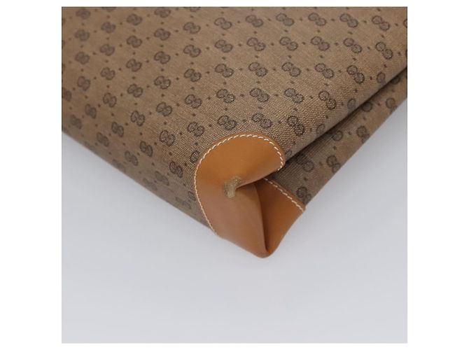 Gucci Borsa a Spalla Micro GG Supreme PVC Beige Oro 001 14 5364 Auth ep7769 D'oro - vista 16