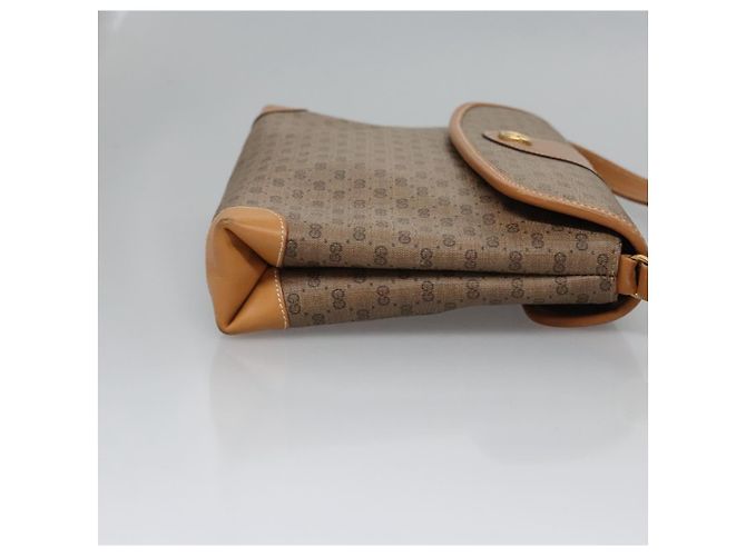 Gucci Borsa a Spalla Micro GG Supreme PVC Beige Oro 001 14 5364 Auth ep7769 D'oro - vista 3