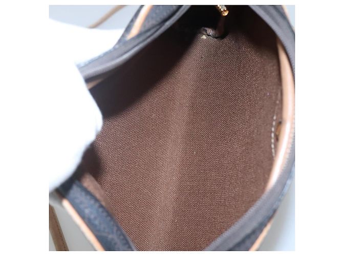 Borsa a spalla in tela a nido d'ape Christian Dior in pelle PVC nera Auth ti2906 - vista 11