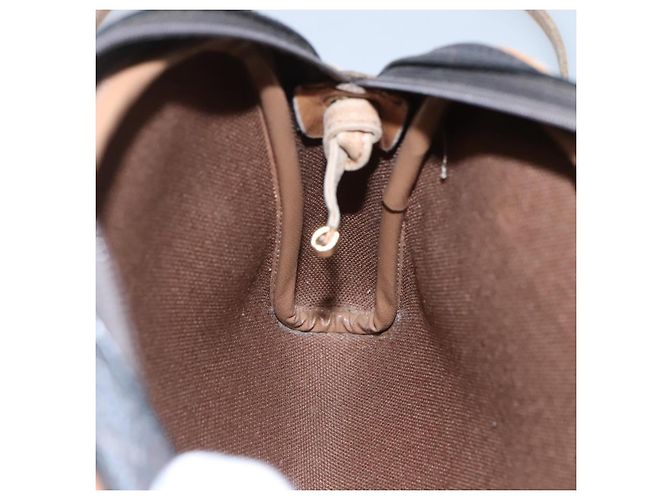 Borsa a spalla in tela a nido d'ape Christian Dior in pelle PVC nera Auth ti2906 - vista 19