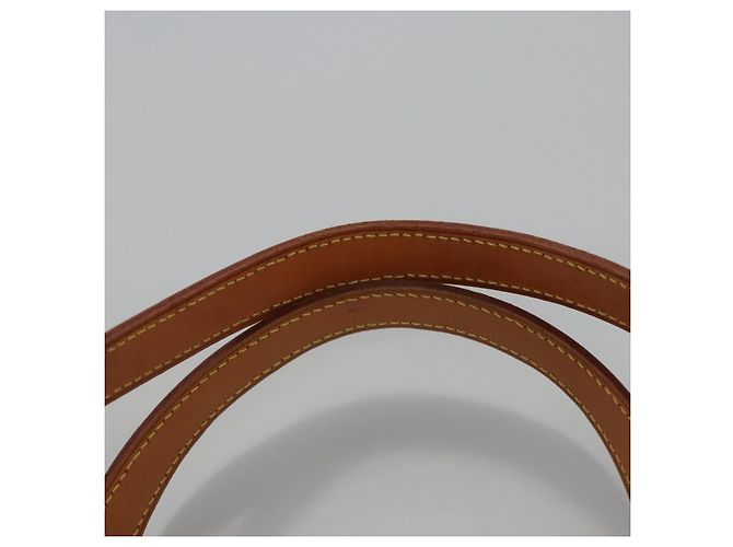 LOUIS VUITTON Monogram Vernis Houston Bolsa de Mão Bege M91004 LV Auth EC214 - vista 14