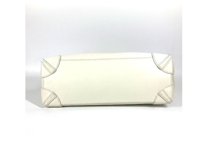 Borsa Tote Steamer PM in Taurillon Monogram Louis Vuitton Bianco - vista 4