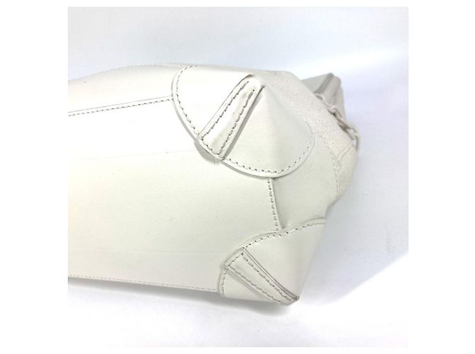 Borsa Tote Steamer PM in Taurillon Monogram Louis Vuitton Bianco - vista 5
