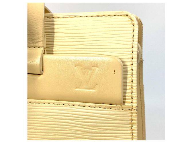 Borsa Tote Louis Vuitton Epi Croisette PM Giallo - vista 4