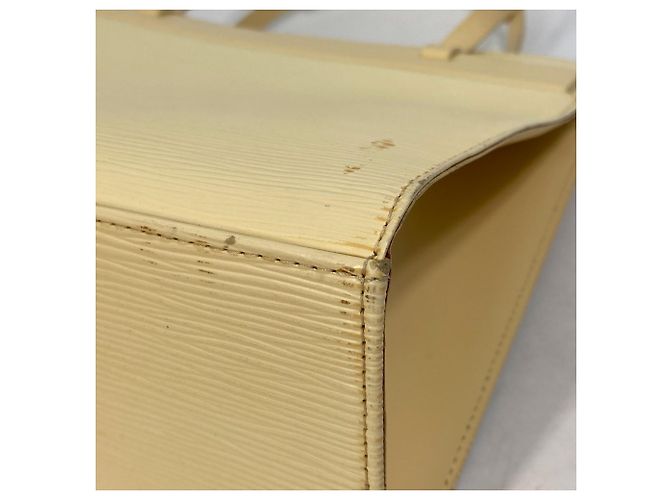Borsa Tote Louis Vuitton Epi Croisette PM Giallo - vista 8