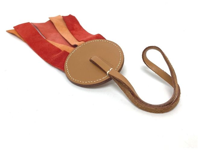 Hermès Portachiavi charm della borsa Flotte Paddock Hermes Multicolore - vista 2