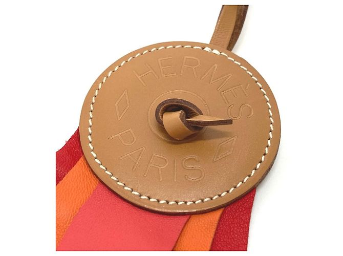 Hermès Portachiavi charm della borsa Flotte Paddock Hermes Multicolore - vista 3