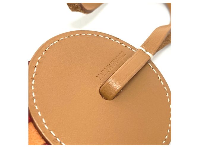 Hermès Portachiavi charm della borsa Flotte Paddock Hermes Multicolore - vista 4