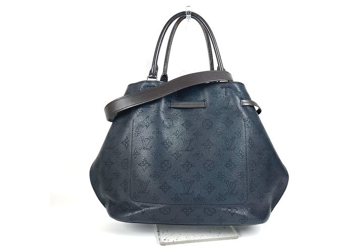 Borsa Girolata in Mahina Monogram Louis Vuitton Nero - vista 2