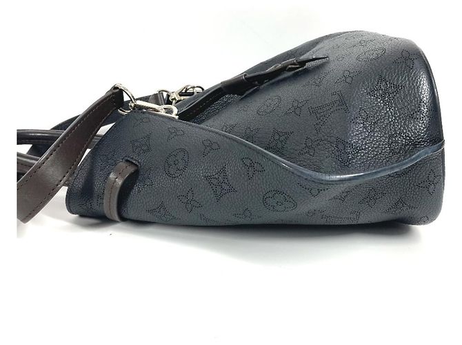Borsa Girolata in Mahina Monogram Louis Vuitton Nero - vista 4
