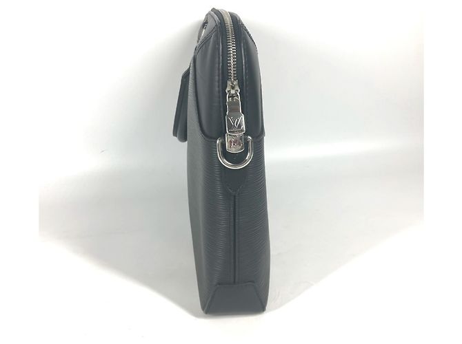 Borsa Tote Briefcase Epi Oliver di Louis Vuitton Nero - vista 3