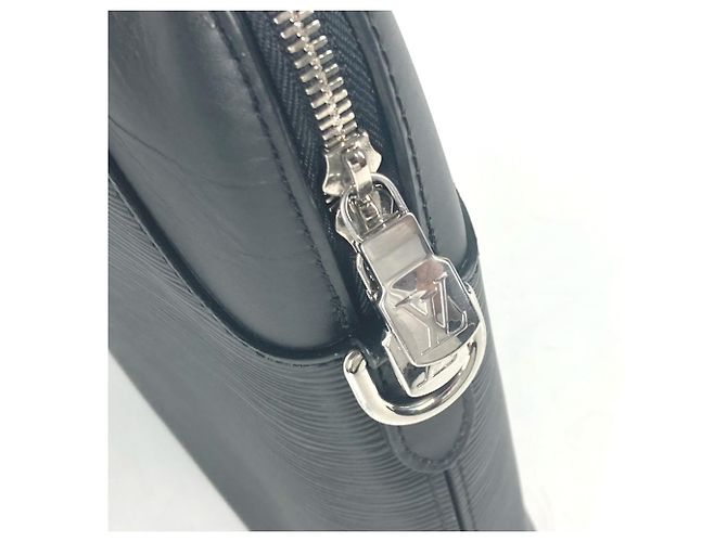 Borsa Tote Briefcase Epi Oliver di Louis Vuitton Nero - vista 4