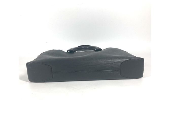Borsa Tote Briefcase Epi Oliver di Louis Vuitton Nero - vista 5