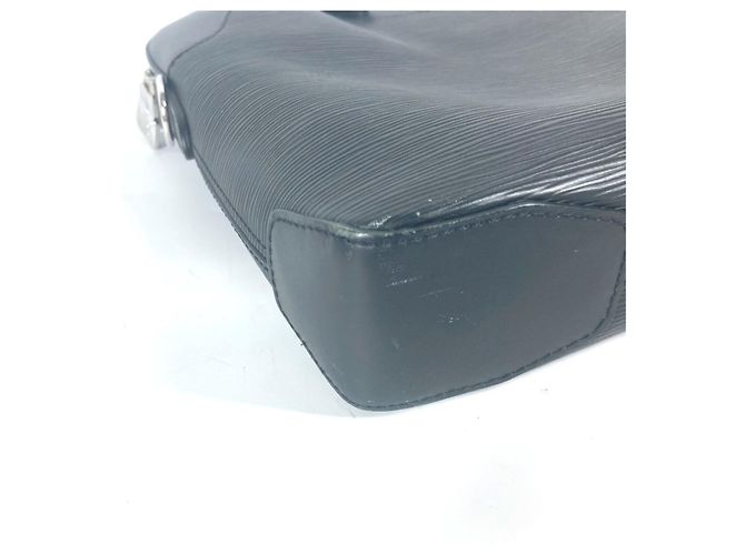 Borsa Tote Briefcase Epi Oliver di Louis Vuitton Nero - vista 6