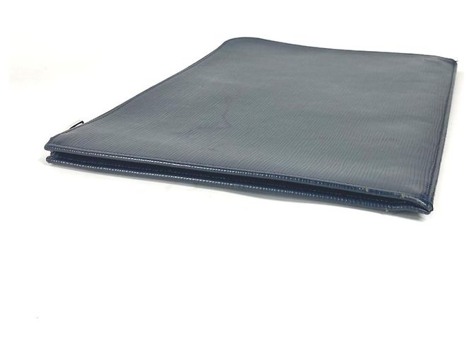 Borsa Clutch Pochette Jour GM in Epi di Louis Vuitton Blu Blu navy - vista 3