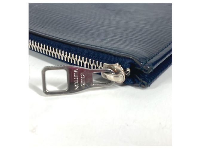 Borsa Clutch Pochette Jour GM in Epi di Louis Vuitton Blu Blu navy - vista 5