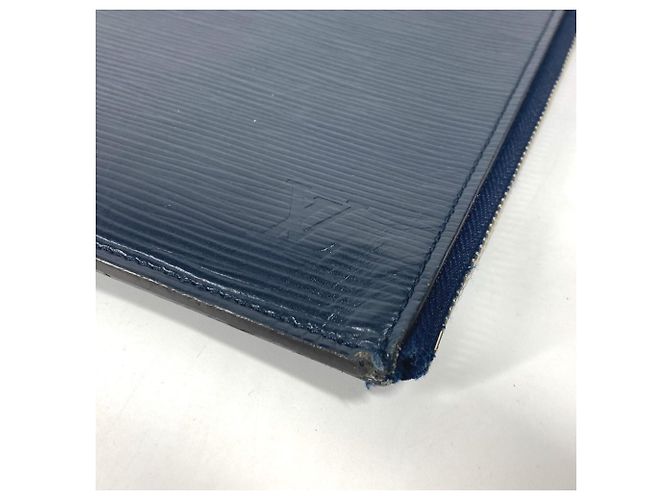 Borsa Clutch Pochette Jour GM in Epi di Louis Vuitton Blu Blu navy - vista 7