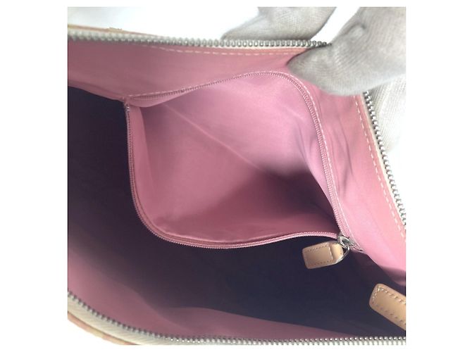 Borsa logo Trotter No. 2 di Christian Dior Rosa Bianco - vista 16