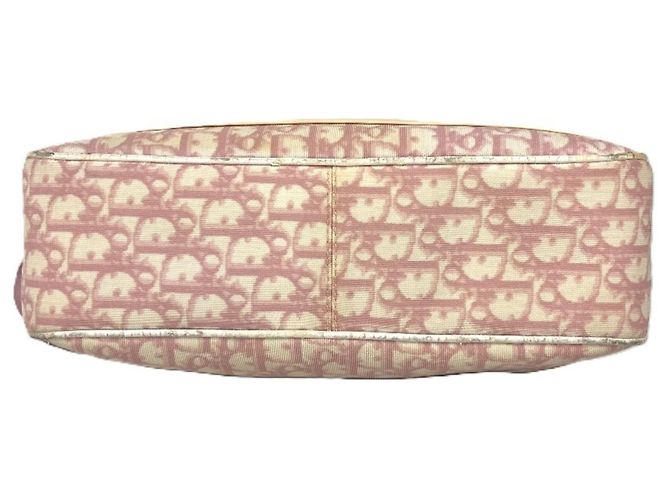 Borsa logo Trotter No. 2 di Christian Dior Rosa Bianco - vista 5
