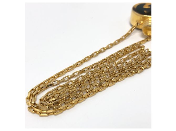 Collar de cadena con botella de perfume Gucci GG Dorado - vista 7