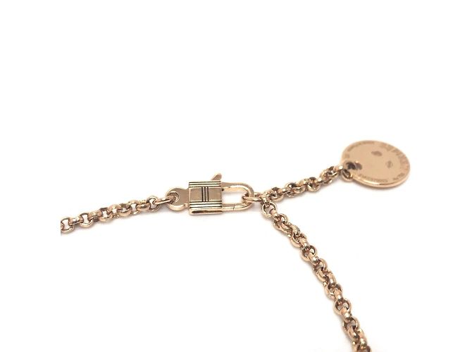 Pulsera de cadena de diamante de ganchillo Kelly K18PG de Hermès Dorado - vista 3