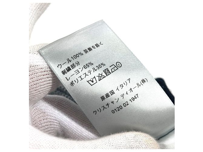 Wollhandschuhe Christian Dior Braun Schwarz - Ansicht 13