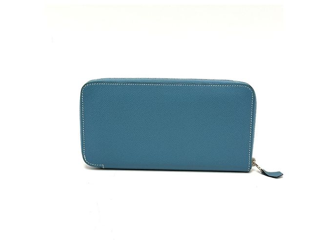 Hermès Portafoglio rotondo classico lungo Azap Hermes Blu - vista 2