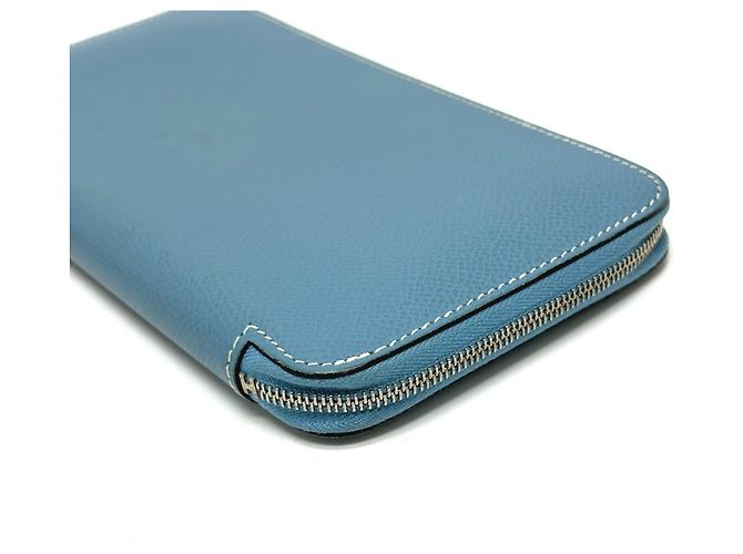 Hermès Portafoglio rotondo classico lungo Azap Hermes Blu - vista 4