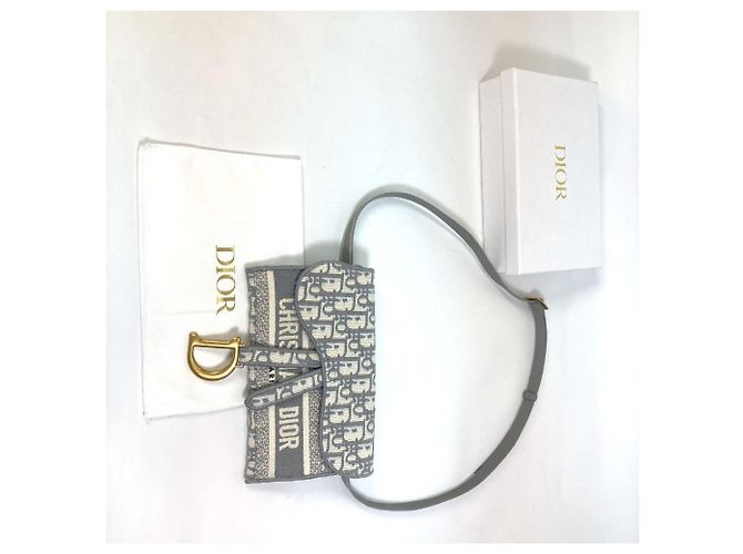 Slim Pouch Oblique Saddle Christian Dior Braun - Ansicht 16