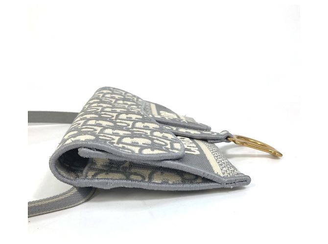 Slim Pouch Oblique Saddle Christian Dior Braun - Ansicht 5