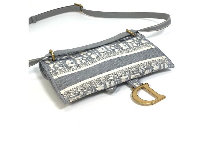 Slim Pouch Oblique Saddle Christian Dior Braun - Ansicht 8