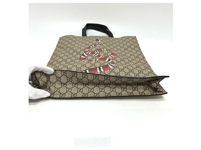 Borsa Gucci 450950 GG Supreme Beige - vista 3
