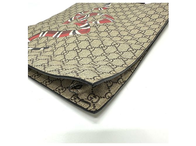 Borsa Gucci 450950 GG Supreme Beige - vista 4