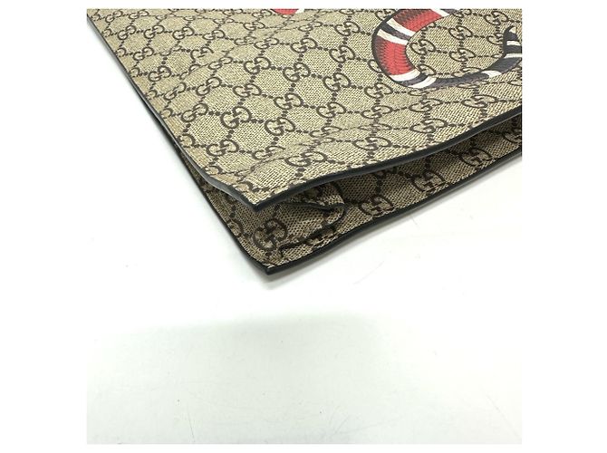 Borsa Gucci 450950 GG Supreme Beige - vista 5