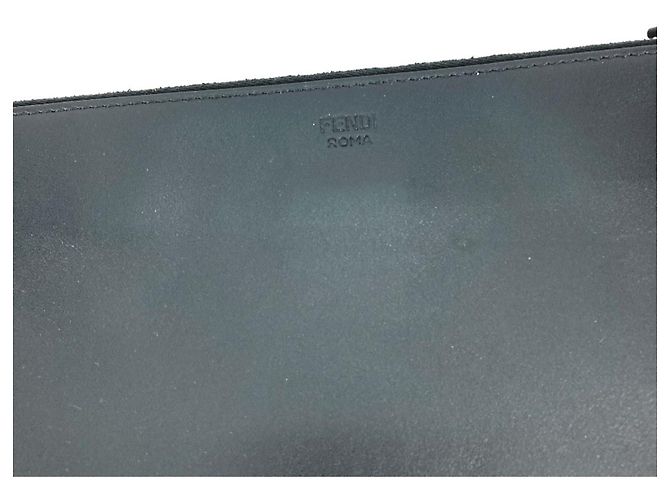Pochette Fendi 7N0078 Monster Bugs Nero - vista 10