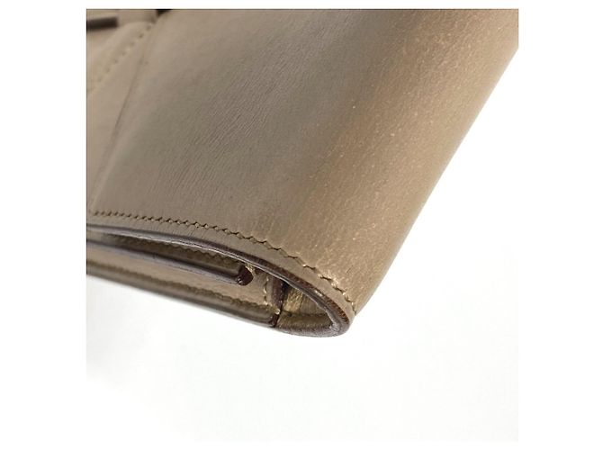 Hermès Borsa clutch in pelle beige vintage Hermes - vista 18