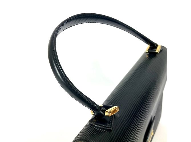 Borsa Louis Vuitton Epi Concorde Nero - vista 5