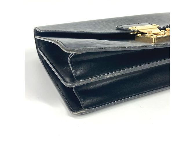 Borsa Louis Vuitton Epi Concorde Nero - vista 8