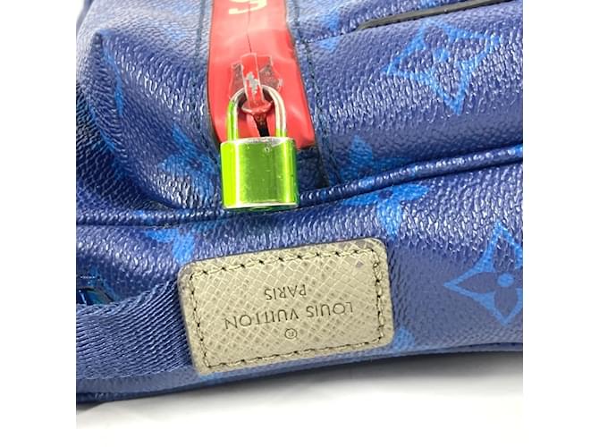 Borsa Messenger PM Monogram Pacific Louis Vuitton Rosso Blu Verde - vista 5
