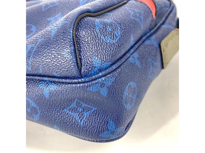 Borsa Messenger PM Monogram Pacific Louis Vuitton Rosso Blu Verde - vista 7